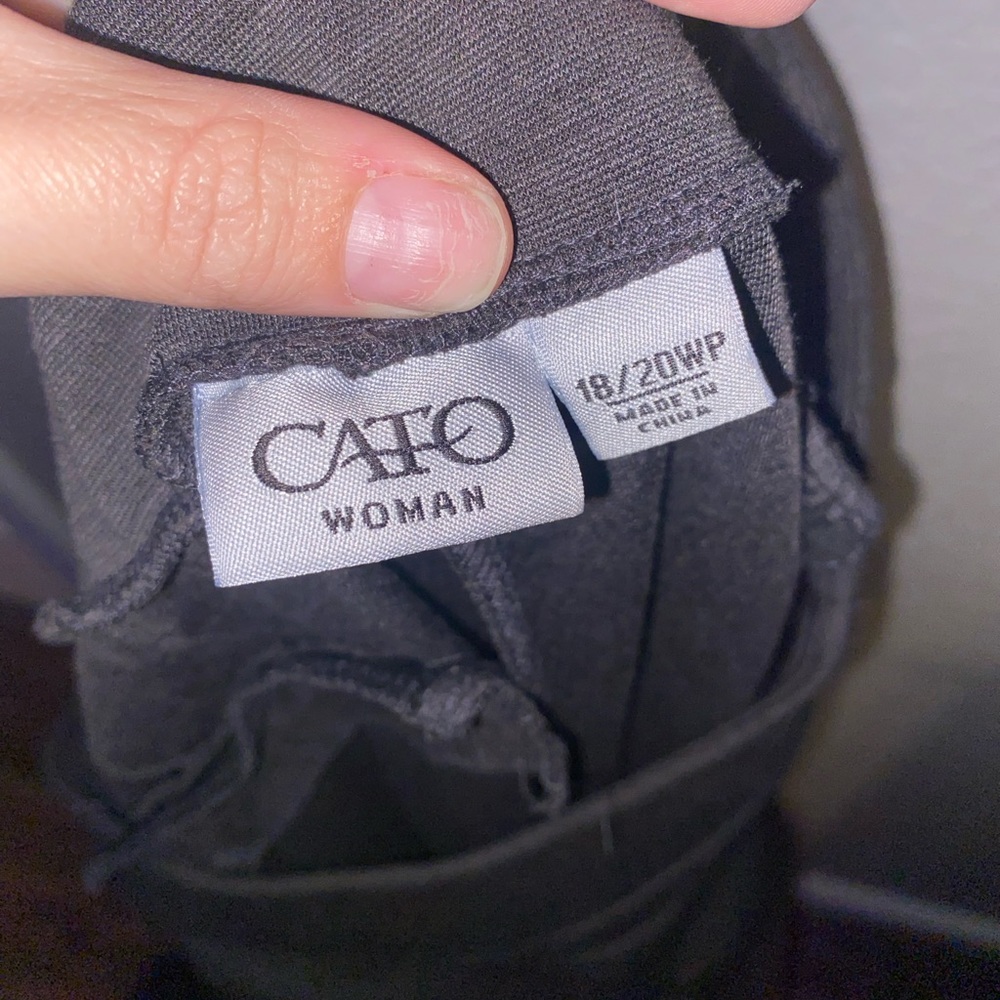 Grey Cato stretch slacks